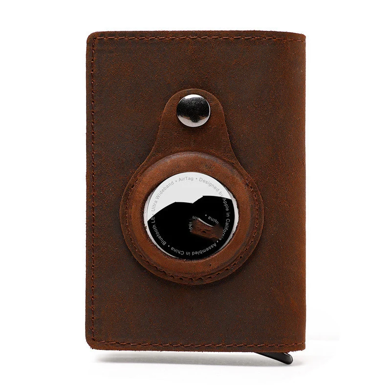 Location Tracker Metal Aluminum Alloy RFID Wallet