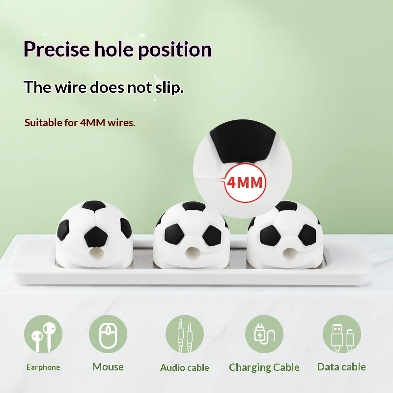 Football-shaped Magnetic Cable Organizer