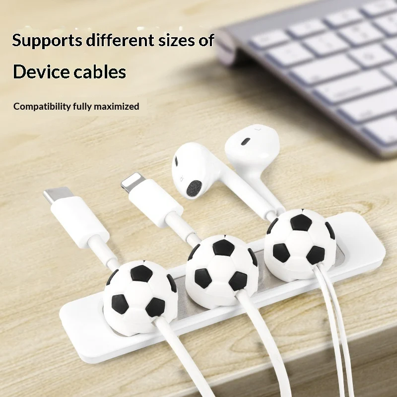 Football-shaped Magnetic Cable Organizer