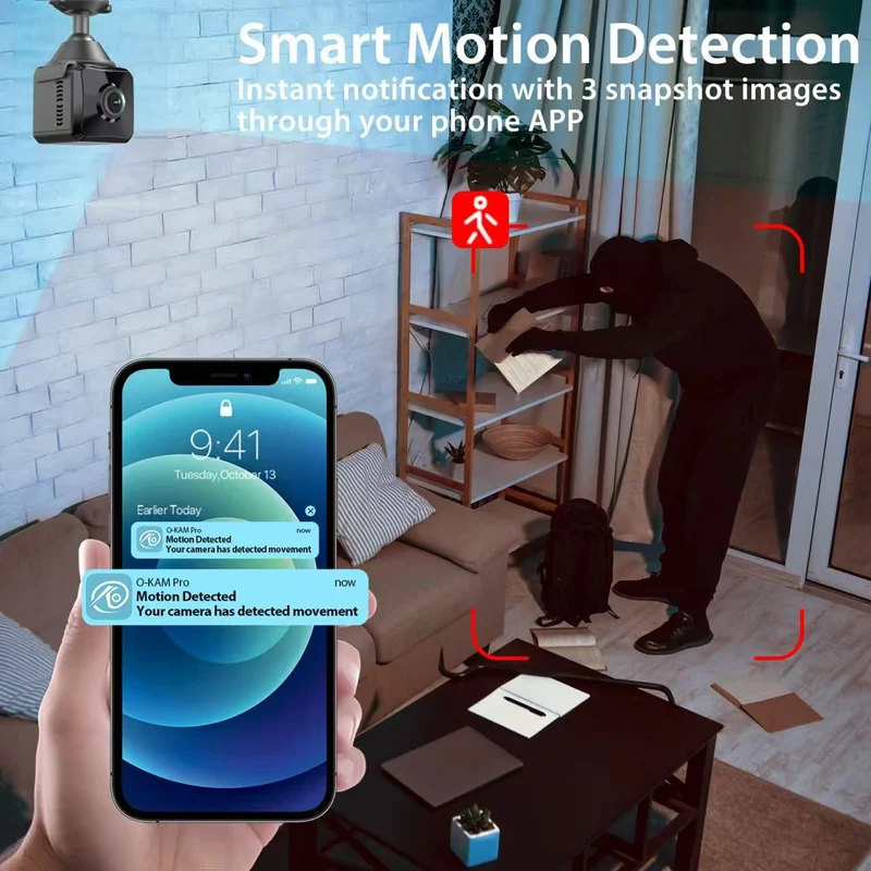 Mini caméra de surveillance WiFi HD