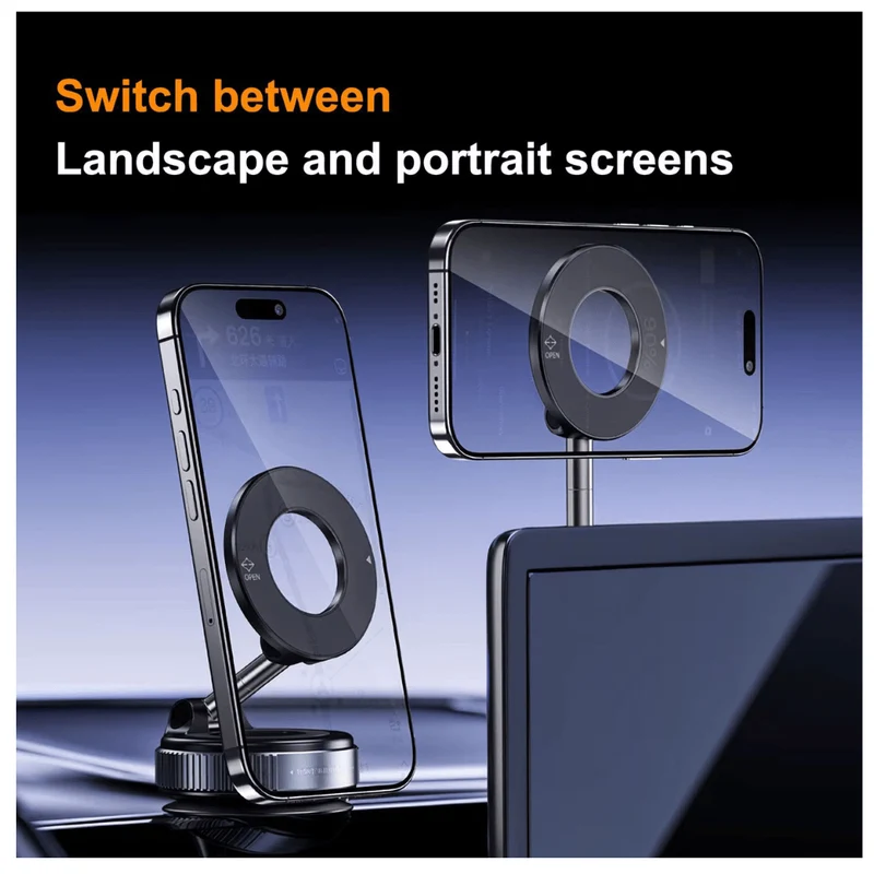 Support Téléphone Magnétique X68 à Ventouse