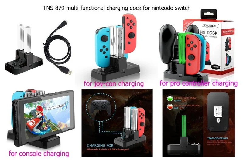 Support de Charge pour Manettes Nintendo Switch