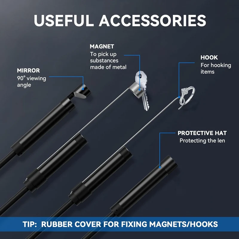 Endoscope Multiconnectique HD pour iPhone, iPad, Android et PC