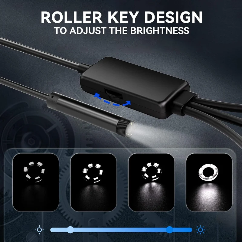 Endoscope Multiconnectique HD pour iPhone, iPad, Android et PC