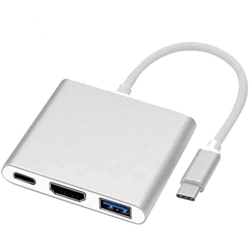 Adaptateur USB Type-C vers HDMI 3-en-1