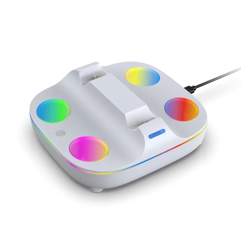 Station de Charge Dobe RGB pour Manettes PS5