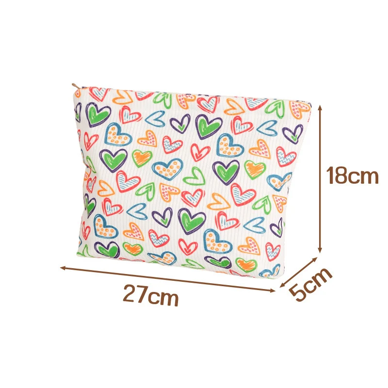 New Corduroy Clutch Cosmetic Bag For Women