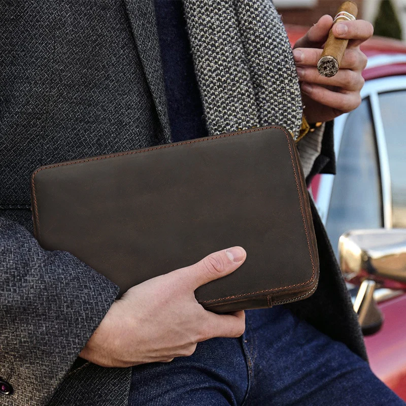 Portable Travel Cigar Bag Storage Case