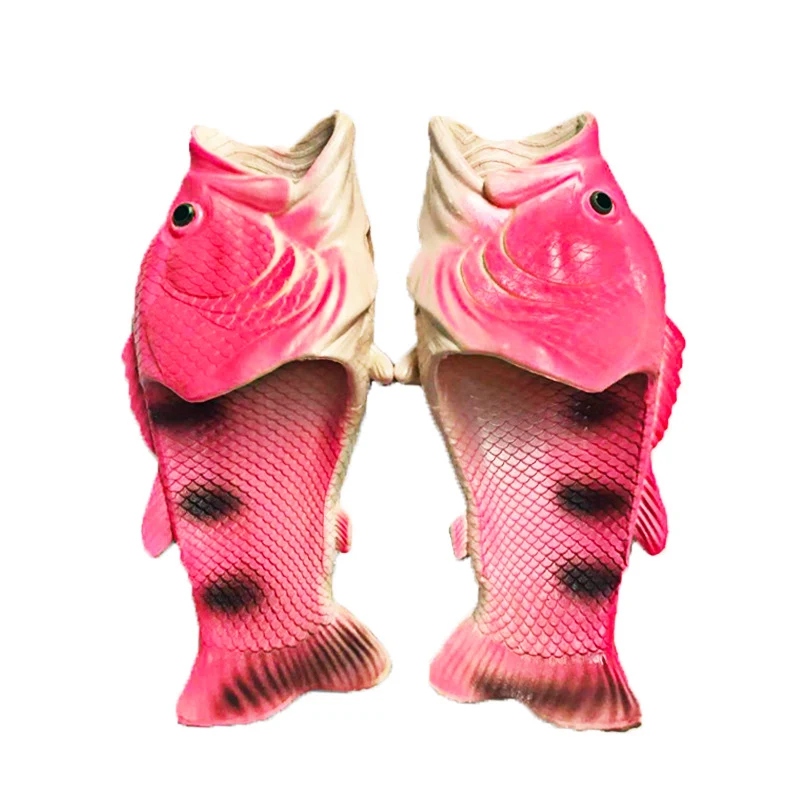 Funny Creative Personality Trend Fish-shaped Carp Salted Fish Shoes
