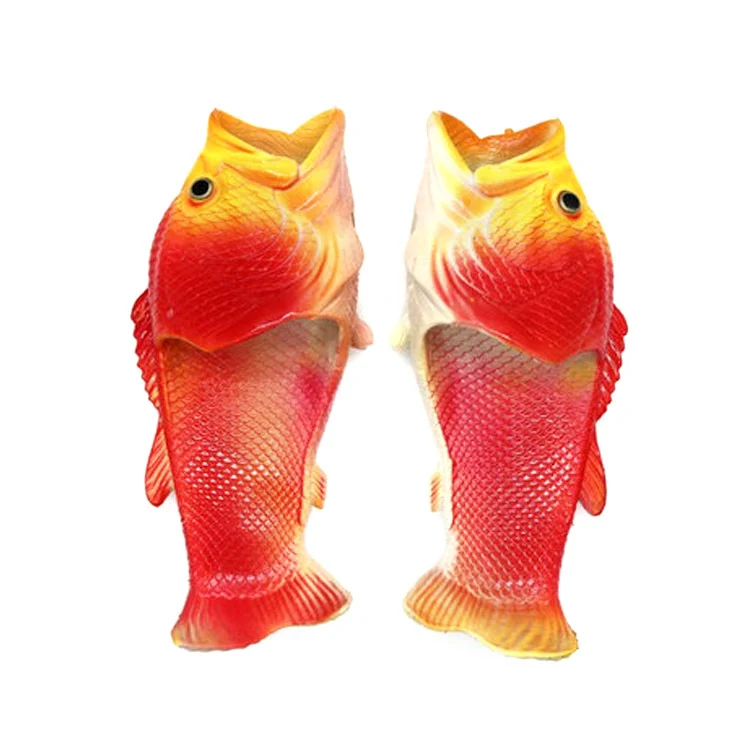 Funny Creative Personality Trend Fish-shaped Carp Salted Fish Shoes