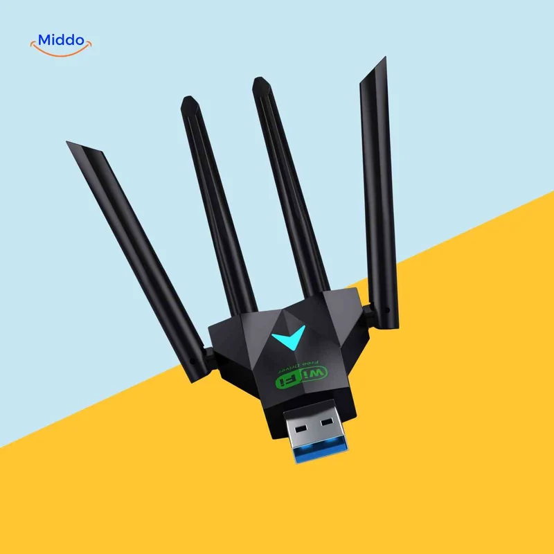 AeroLink™ Adaptateur WiFi | Double bande 5G, 1300 Mbps et portée à travers les murs