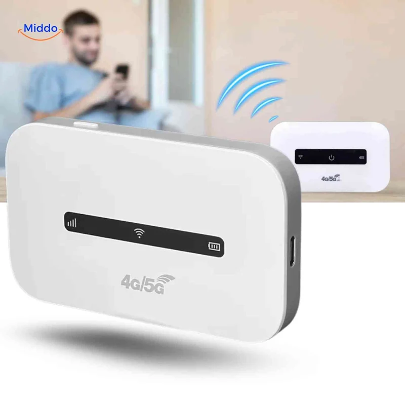 Netrovia™ Routeur | 4G Portable, WiFi Rapide et Sans Câbles