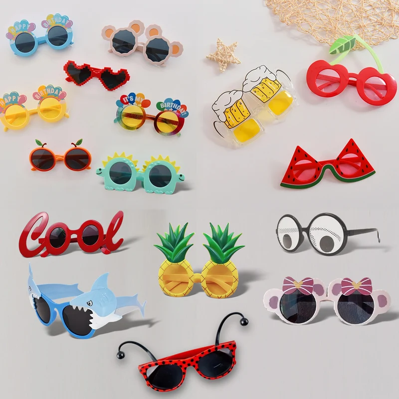Novelty Sunglasses - Photography Props - Party Supplies