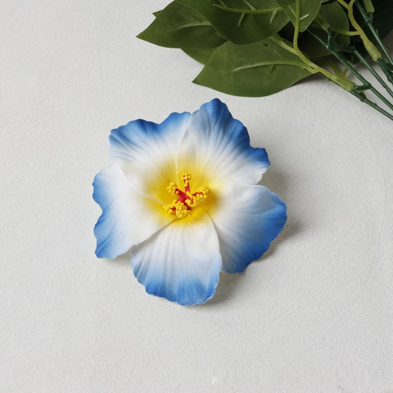 Simulation Hibiscus Hair Clip Women Atmosphere Seaside Photography Headwear Flower Side Clip