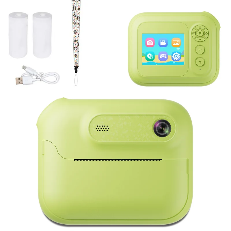 Creative, Portable Instant-printing Polaroid-style Toy Camera For Kids