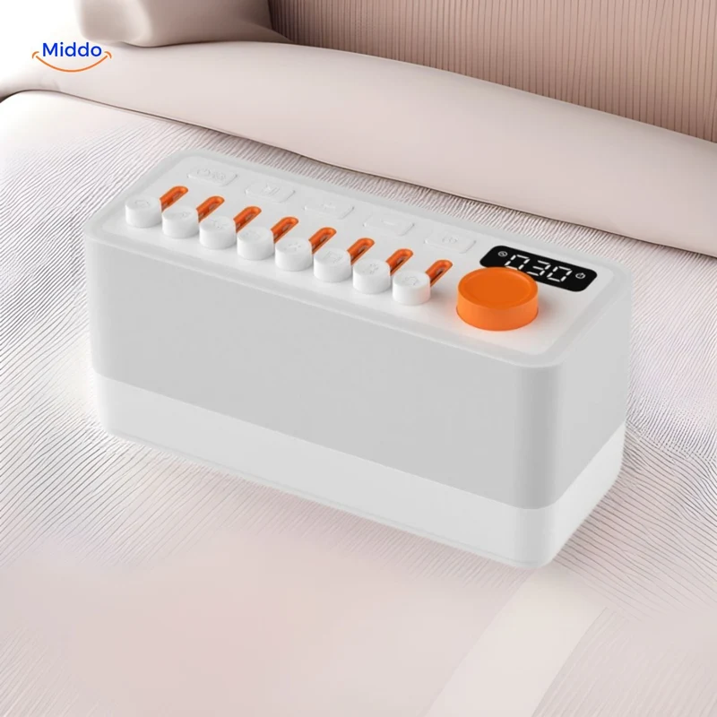 DreamGlow™ Enceinte | Aide au Sommeil, Veilleuse RGB & Son Bluetooth