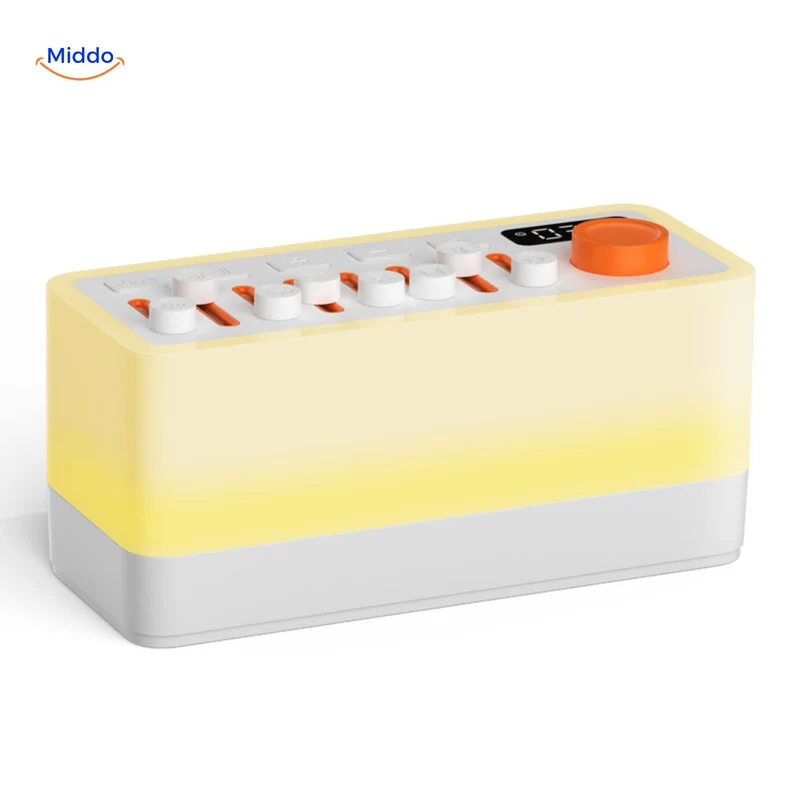 DreamGlow™ Enceinte | Aide au Sommeil, Veilleuse RGB & Son Bluetooth