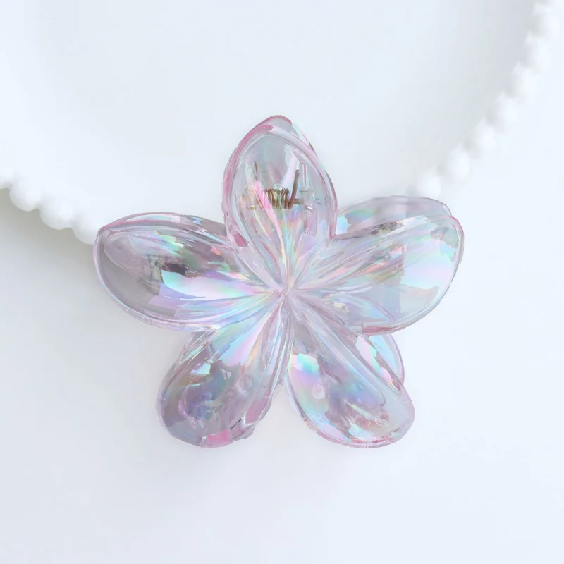 Internet Celebrity Plumeria Rubra Barrettes Advanced Sense