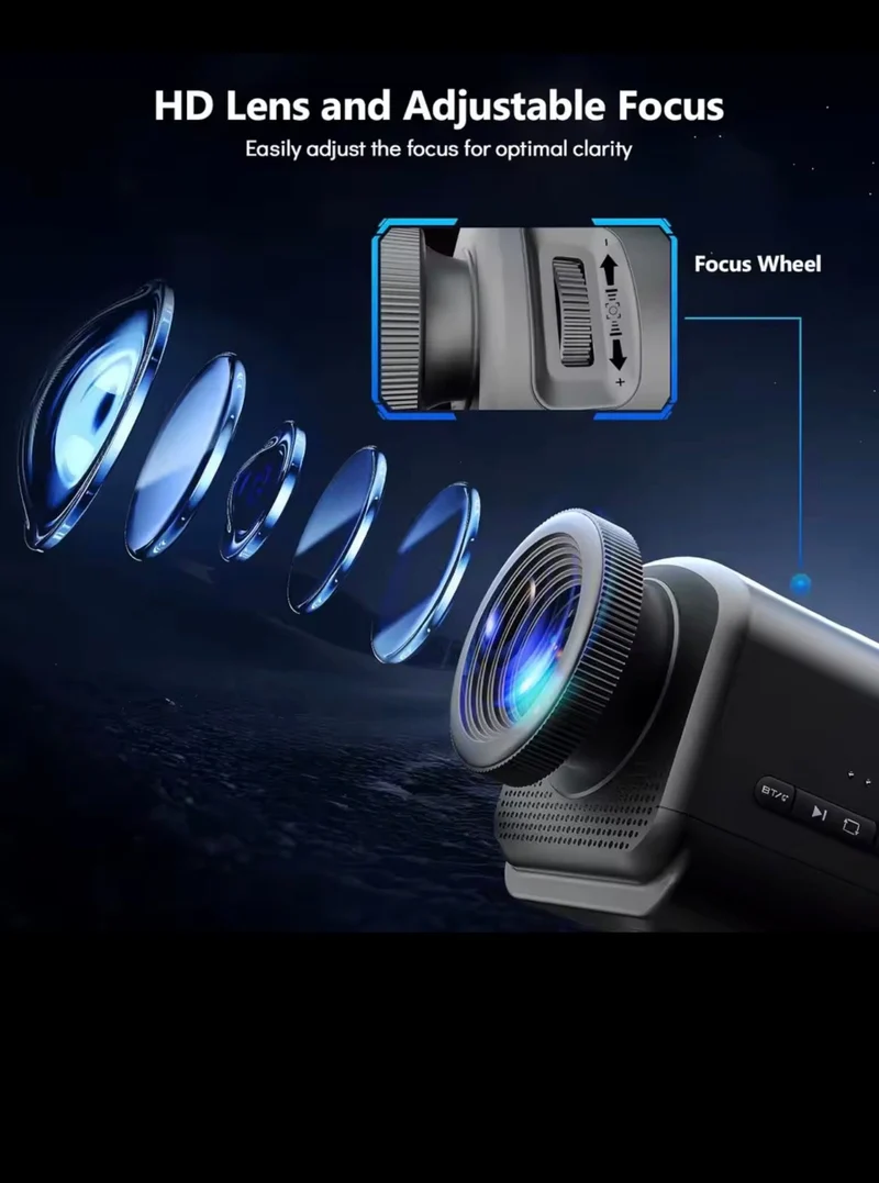 AURORA LIGHTING 3D Projector Mini HD 3D Galaxy Projector Night Light for Kids Adults Bedroom Room Decor Birthday Christmas Gifts