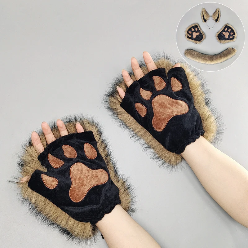 Halloween Masquerade Anime Werewolf Beast Ear Headdress Costume Props