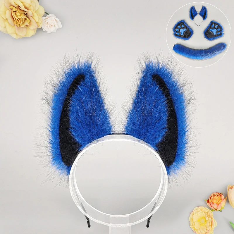 Halloween Masquerade Anime Werewolf Beast Ear Headdress Costume Props