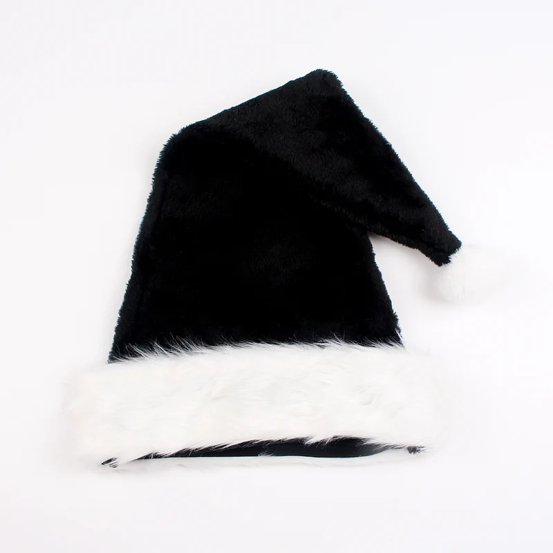 Black Christmas Hat Plush Hat