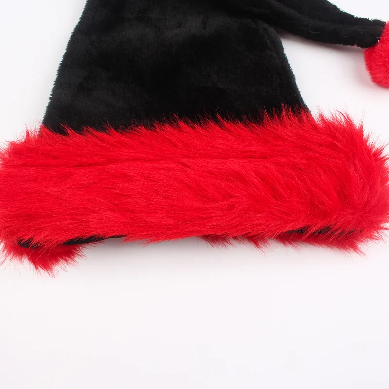 Black Christmas Hat Plush Hat