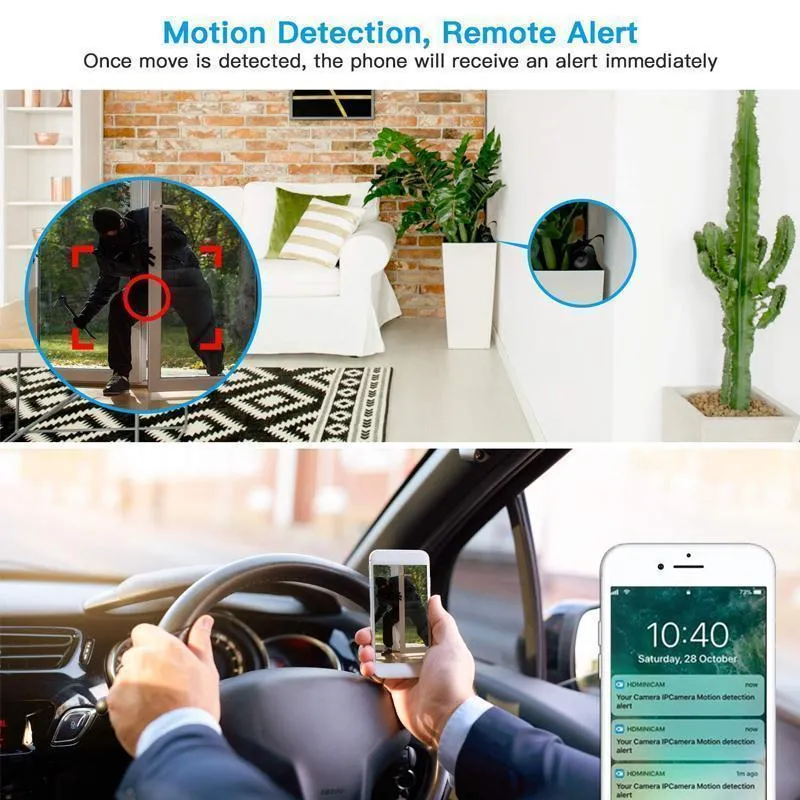 Caméra Mini WiFi 1080p - Protégez votre Maison à Tout Moment et Partout