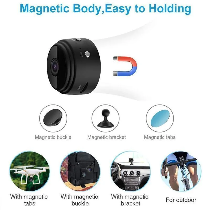 Caméra Mini WiFi 1080p - Protégez votre Maison à Tout Moment et Partout