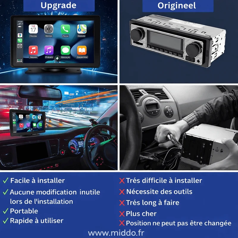CarPlay™ | Apple CarPlay et Android Auto Sans Fil pour Tous les Véhicules