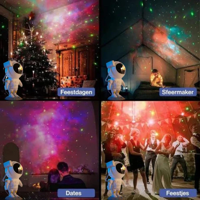AstroNaut™ Projecteur Galaxie | Créez un Ciel Étoilé Magique Chez Vous