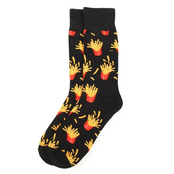 French Fries Novelty Socks (Mens)