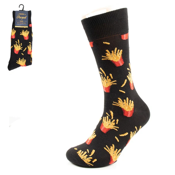 French Fries Novelty Socks (Mens)