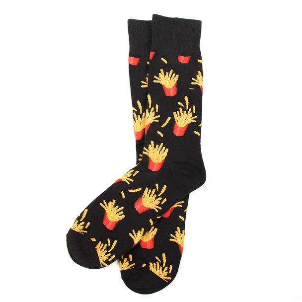 French Fries Novelty Socks (Mens)