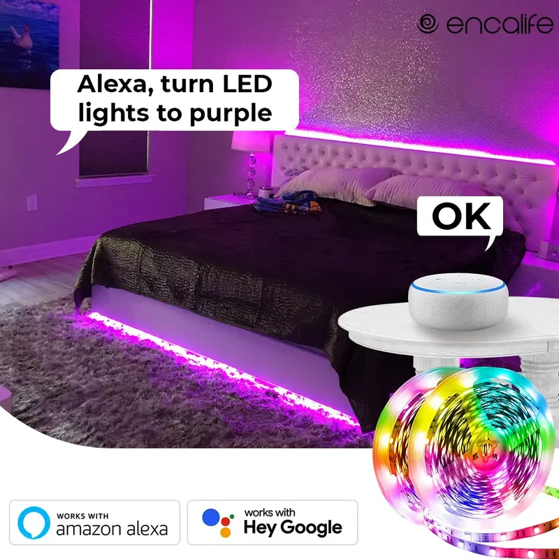 ambience LED Light Strips (32.8 Feet)
