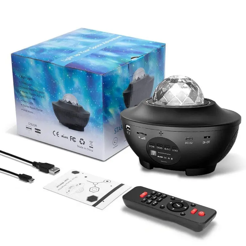 Ambience Galaxy Star Projector with Speaker