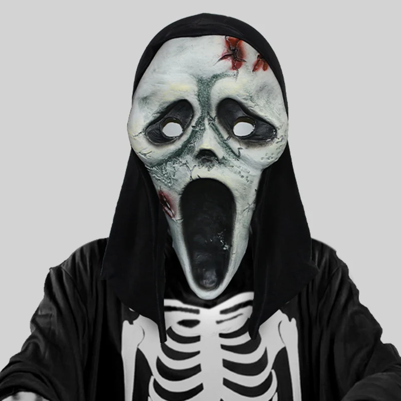 Scream Horror Mask Headgear Masquerade