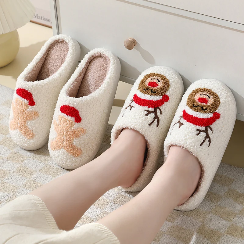 Christmas Furry Slippers