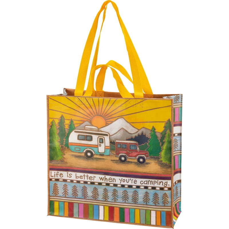 Life Is Better When You're Camping - Market Tote
