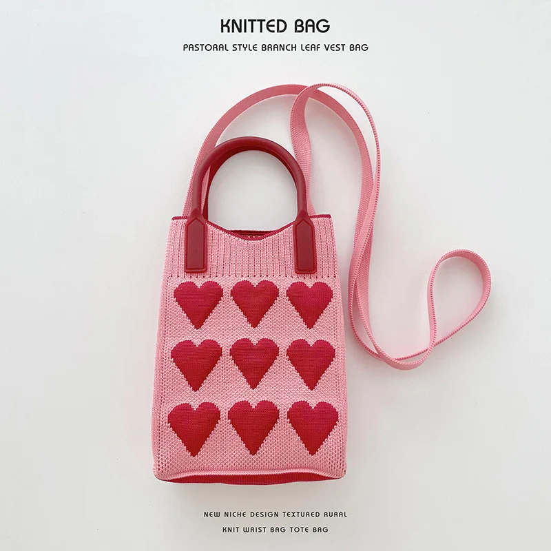 Mini Knit Shoulder Crossbody Bag