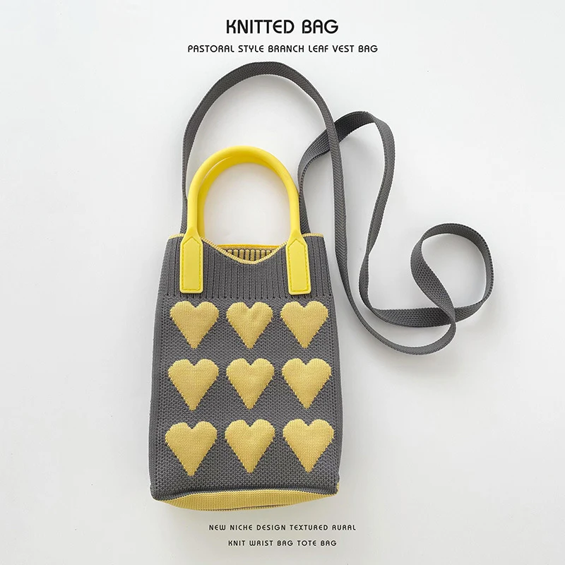Mini Knit Shoulder Crossbody Bag