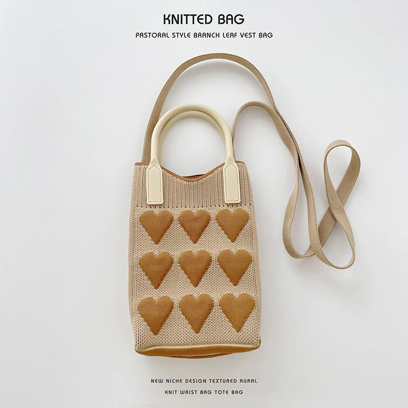 Mini Knit Shoulder Crossbody Bag