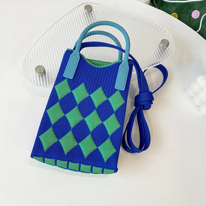 Mini Knit Shoulder Crossbody Bag
