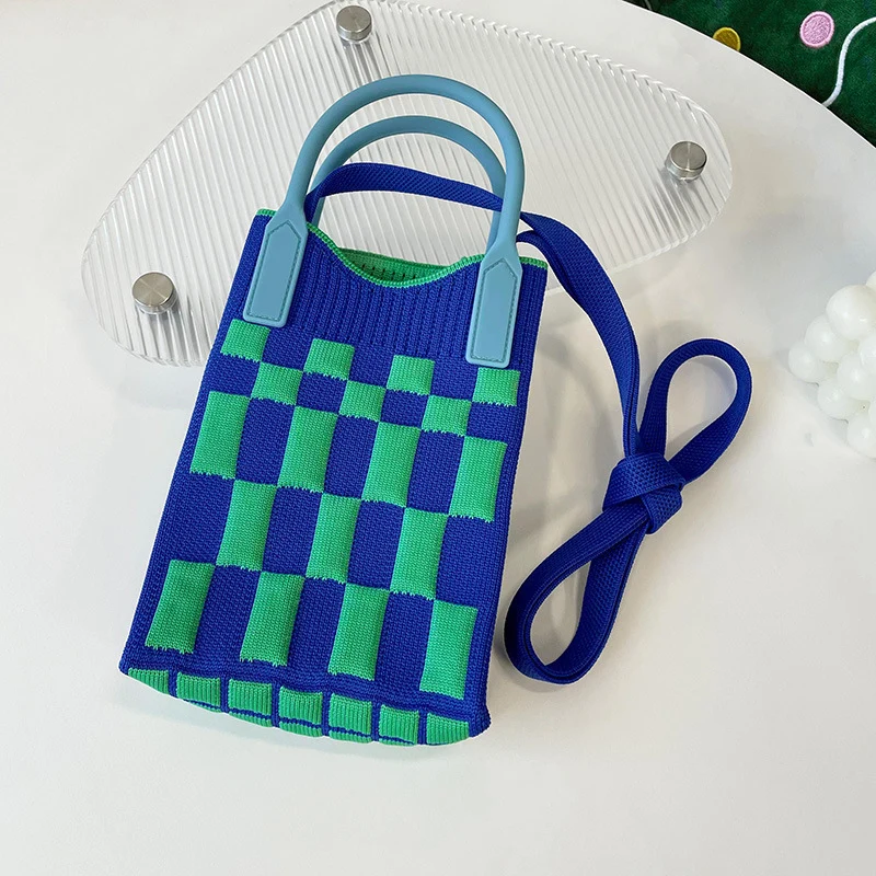 Mini Knit Shoulder Crossbody Bag