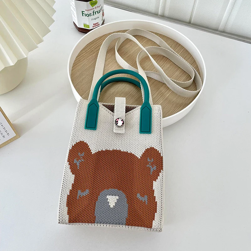 Mini Knit Shoulder Crossbody Bag