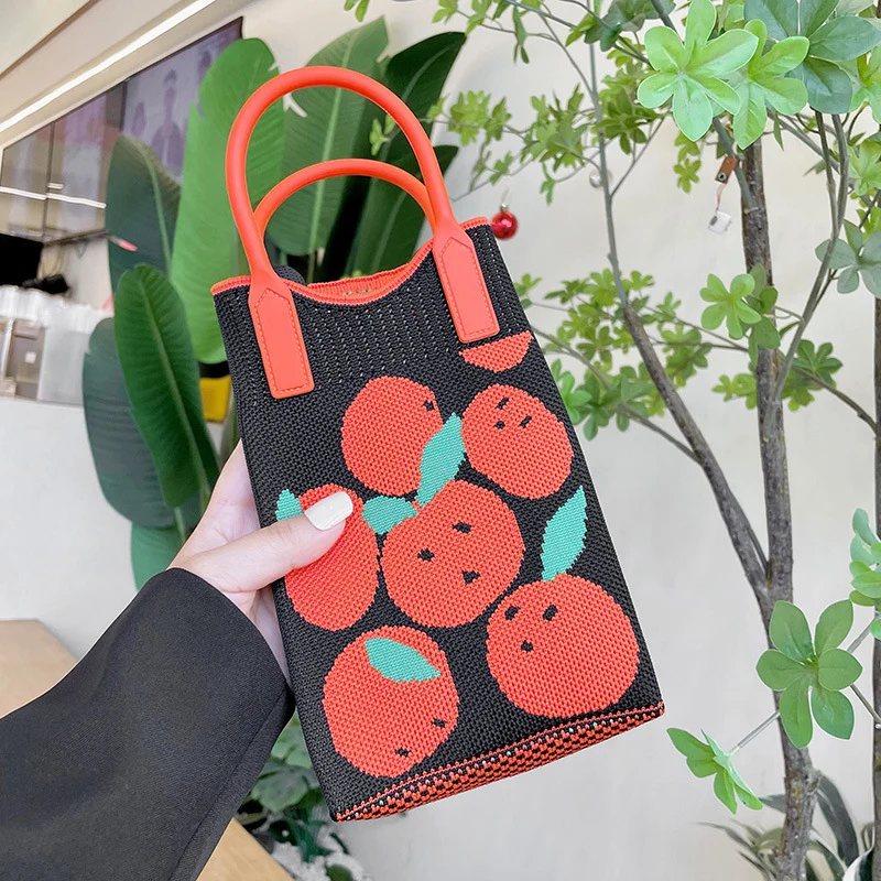 Mini Knit Shoulder Crossbody Bag