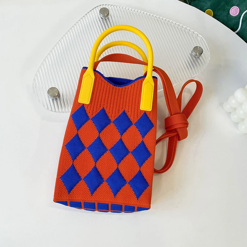 Mini Knit Shoulder Crossbody Bag
