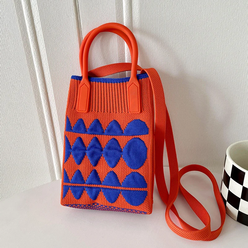Mini Knit Shoulder Crossbody Bag