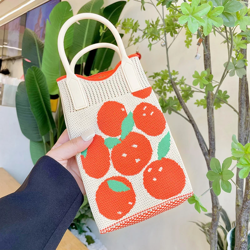 Mini Knit Shoulder Crossbody Bag
