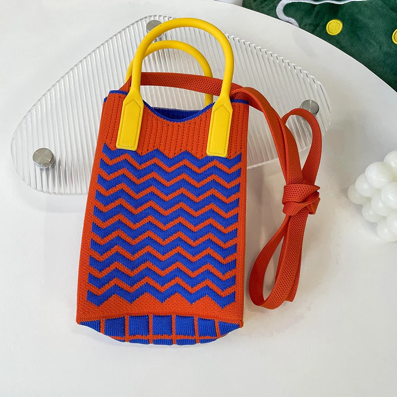 Mini Knit Shoulder Crossbody Bag